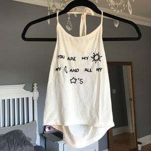 Brandy Melville white halter